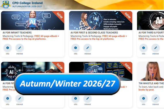 Autumn/Winter Courses 2026/27